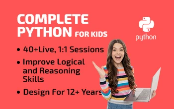 Complete Python for Kids Online Live Banner