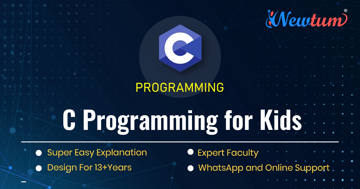 C Programming for Kids with Certificate | Newtum Solutions