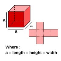 illustration-area-calculator-of-cube