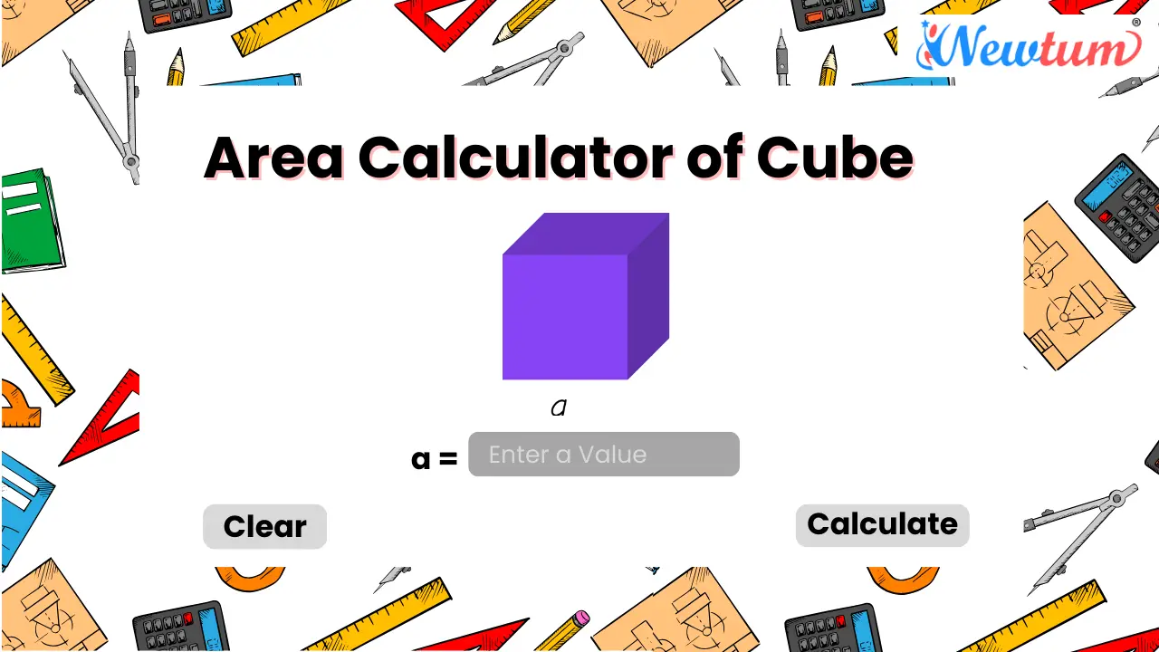 Area Calculator of Cube Find the Surface area of Cube