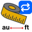 Astronomical Unit to Foot Converter