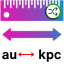 Astronomical Unit to Kiloparsec Converter