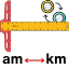 Attometer to Kilometer Converter