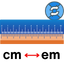 Centimeter to Exameter Converter