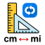 Centimeter to Mile Converter