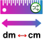 Decimeter to Centimeter Converter