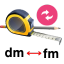 Decimeter to Femtometer Converter