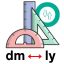 Decimeter to Light Year Converter