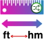 Foot to Hectometer Converter