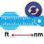 Foot to Nanometer Converter