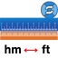 Hectometer to Foot Converter