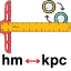 Hectometer to Kiloparsec Converter