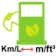 Kilometer-liter to Meter-cubic Foot Converter