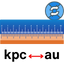 Kiloparsec to Astronomical Unit Converter