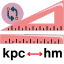 Kiloparsec to Hectometer Converter