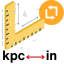 Kiloparsec to Inch Converter