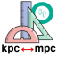 Kiloparsec to Megaparsec Converter