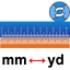 Megameter to Yard Converter