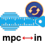 Megaparsec to Inch Converter