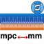 Megaparsec to Millimeter Converter