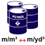 Meter-cubic Meter to Meter-cubic Yard Converter