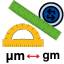 Micrometer to Gigameter Converter