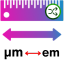 Micron to Exameter Converter