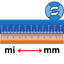 Mile to Millimeter Converter