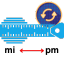 Mile to Picometer Converter