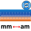 Millimeter to Attometer Converter