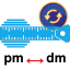 Petameter to Decimeter Converter