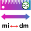 Statute Mile to Decimeter Converter