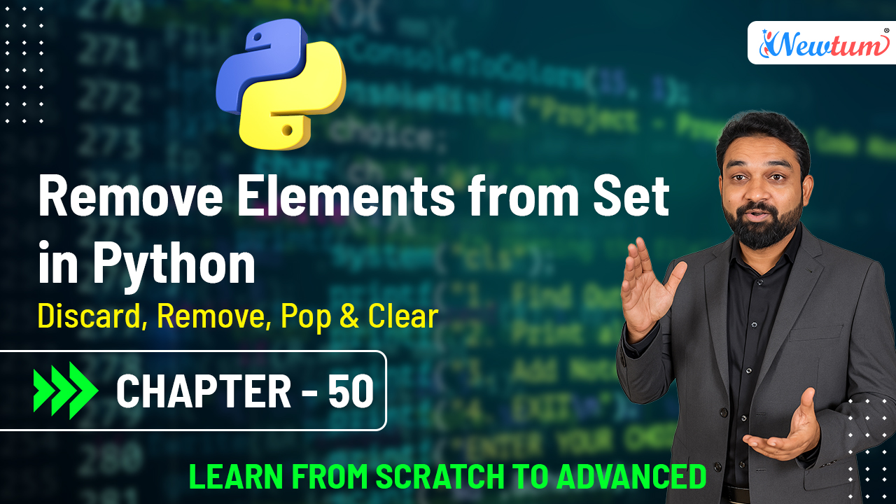 Remove Elements from Set in Python Easily